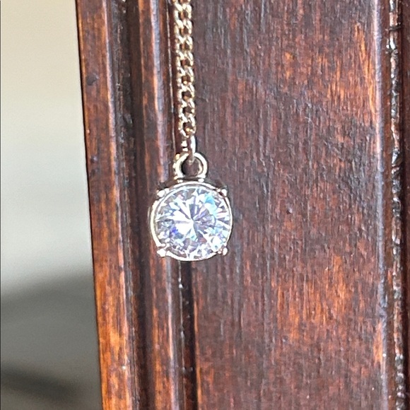 LC Lauren Conrad Gold Tone Necklace with rhinestone Pendant - Picture 4 of 9